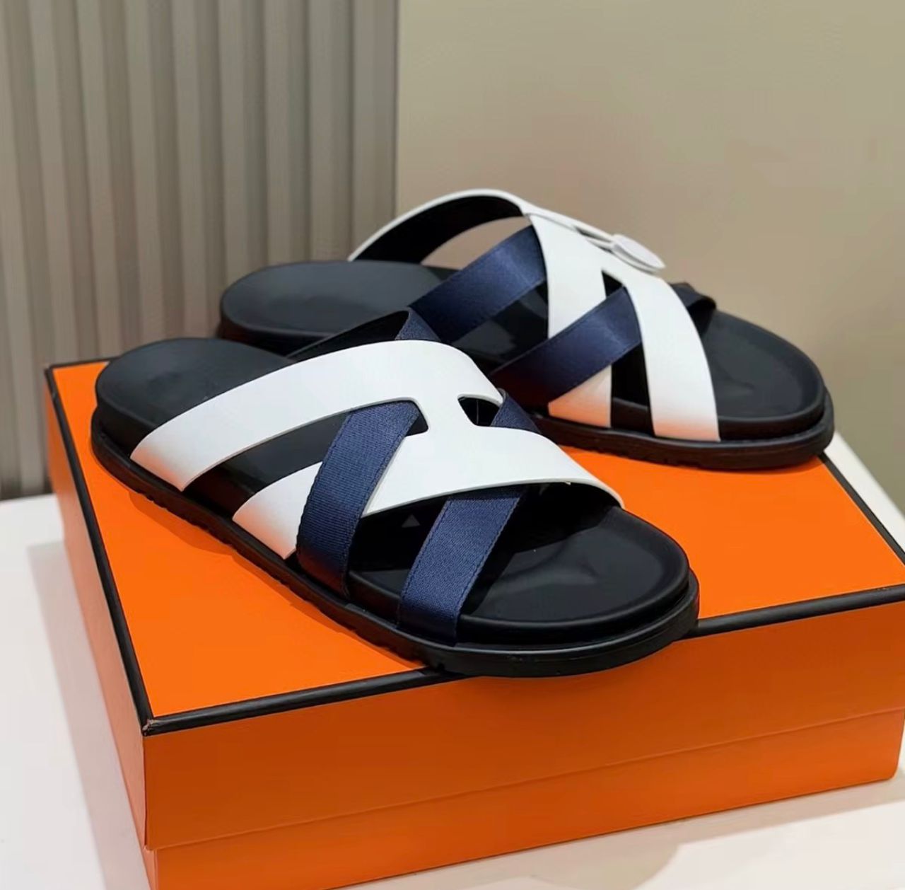 Sandale Diallo Edition — sandale en cuir véritable Homme